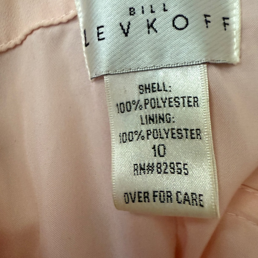Bill Levkoff Strapless Blush Maxi Dress, Size 10 - Picture 3 of 10